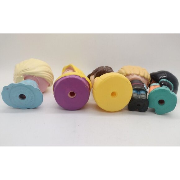 Disney Princess Figures Dolls 4 Shantou 1 Walgreens Plastic Elsa Belle Jasmine - Picture 5 of 7